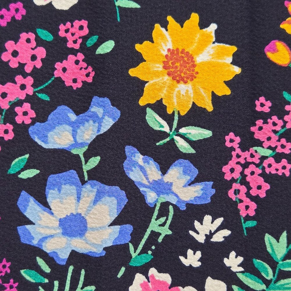 NWOT Echo For Talbots Floral Square Scarf - Picture 7 of 14